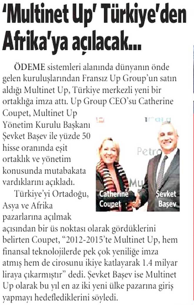Multinet UP Türkiye'den Afrikaya Açılacak